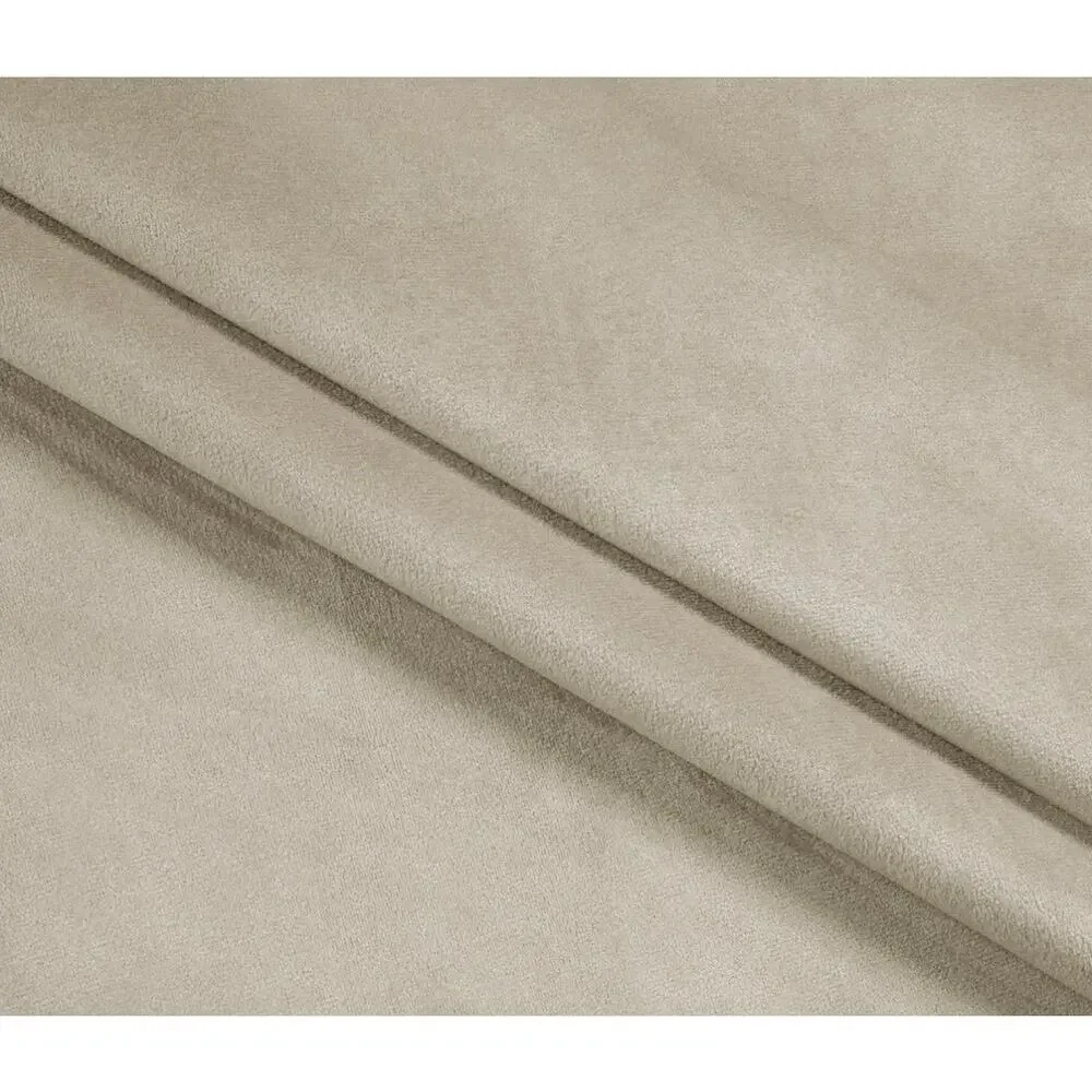 SilkHome Oatmeal Total Blackout Velvet Window Certain 2-pack 52” x 96” each